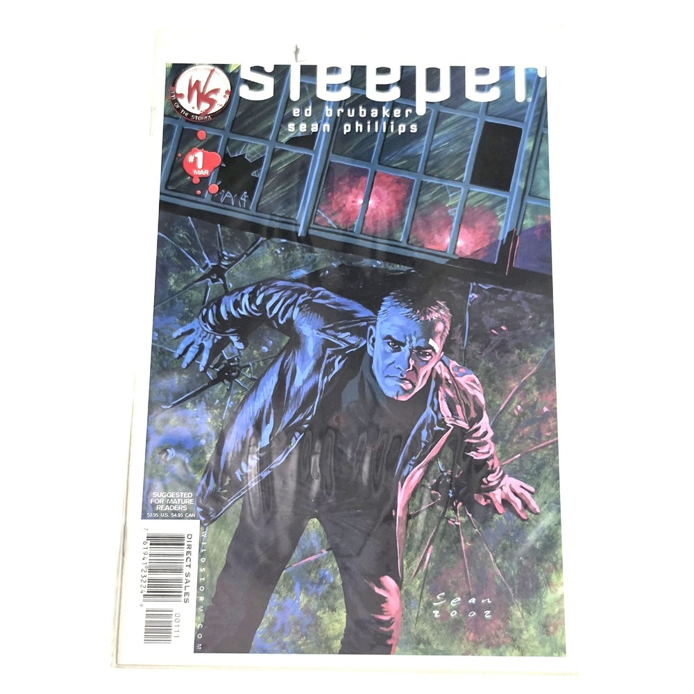Sleeper 1 Comic Book Ed Brubaker Sean Phillips WildStorm Comics Eye of Storm